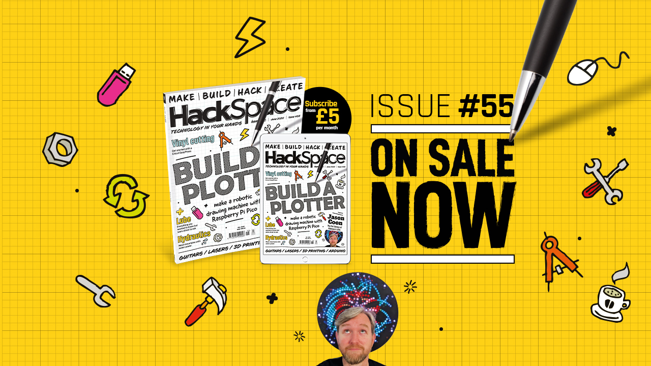 HackSpace magazine issue 55 cover