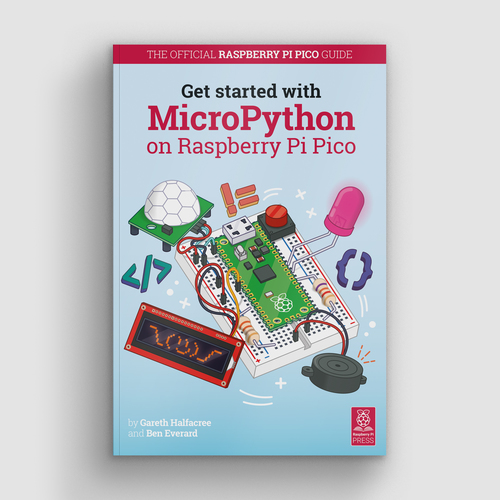 Cover of Get Started with MicroPython on Raspberry Pi Pico
